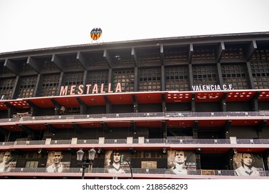 View Of The Mestalla Stadium In Valencia. June 15, 2022 Valencia, Andalusia Spain