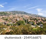 View of the Metrocable in Medellin, Colombia