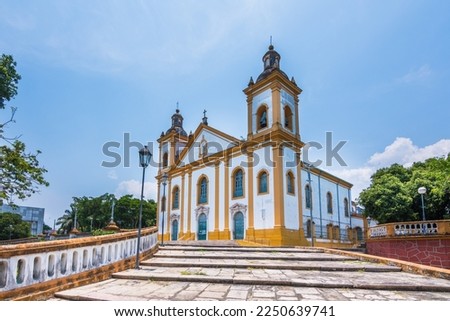 View of Metropolitan Cathedral of Our Lady of the Conception - Manaus, Amazonas, Brazil