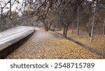 A view of Middle East Technical University campus in Autumn