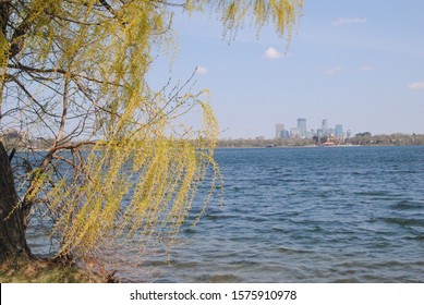 View Of Minneapolis Skyline From Bde Maka Ska