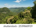 View from Mirante da Solidao (Solitude Viewpoint) at Parque da Ronda in Sao Francisco de Paula, South of Brazil