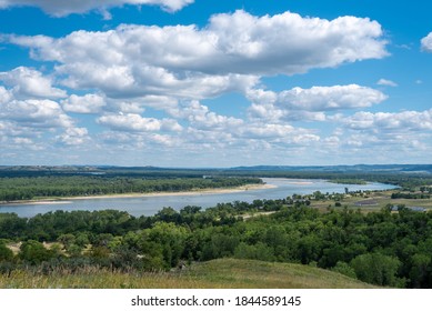 View Of Missouri River Valley From Fort Ransom State Park In North Dakota