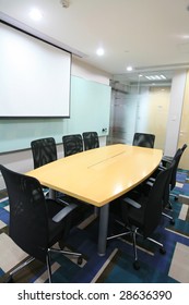 view of modern Meeting room interior
