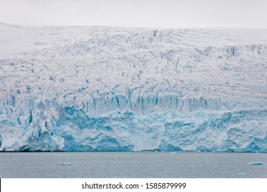 View To Monacobreen Glacier, Liefdefjorden, Haakon VII Land, Spitsbergen, Svalbard, Norway, Europe