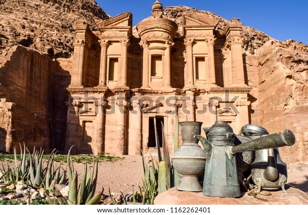 View Monastery Ancient City Petra Antique Stock Photo Edit Now