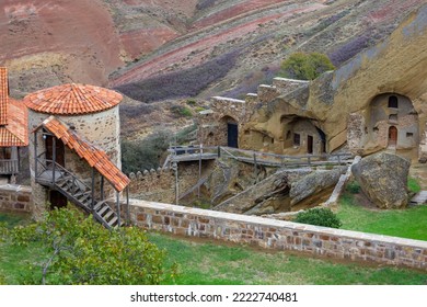 View Of The Monastery Complex Of David Gareja Of Eastern Georgia