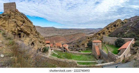 View Of The Monastery Complex Of David Gareja Of Eastern Georgia