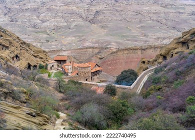 View Of The Monastery Complex Of David Gareja Of Eastern Georgia