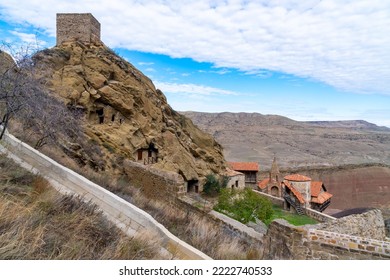 View Of The Monastery Complex Of David Gareja Of Eastern Georgia