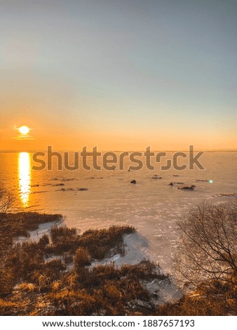 view from the monastery to the lake