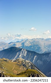 View Of The Mont Blanc From Courchevel