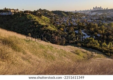 View of Montecito Heights from Ernest E. Debs Regional Park, Los Angeles, California