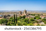 View of the monumental city of Trujillo, in Extremadura, Spain.