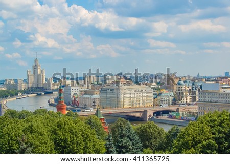 Similar – Prager Stadtpanorama im Sommer