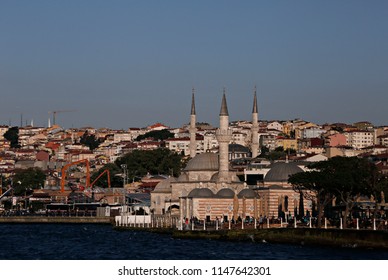 View of Mosque in Istanbul, Turkey on Jun. 1, 2015