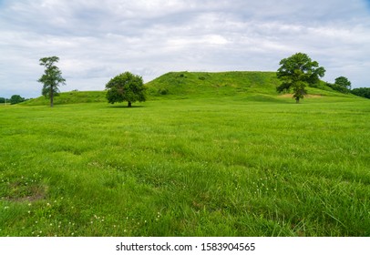 View Of The Mound At Cahokia Mounds State Historic Site