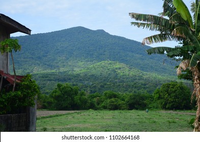 View Of The Mount Arayat In Central Luzon, Philippines.