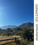 View of mount Diablo state park from Clayton