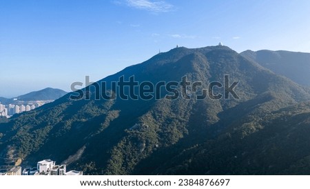 View of Mount Isolation, Mount Parker, and Mount