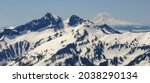 View of Mount Adam’s from Mount Rainier National Park, Washington state