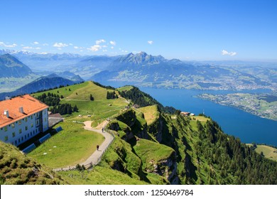 View from the Mount Rigi, Lucerne, Switzerland