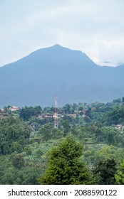 The View Of Mount Salak After The Fog Is Gone