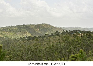 A View Of The Mountain Pine Ridge Mountains In Belize 