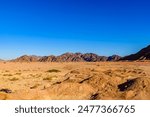 View of mountains at Sinai peninsula in Egypt