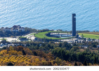 View Of The Mriya Theme Wine Park On The Southern Coast Of Crimea November 2020