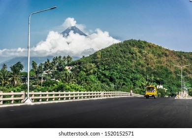 View Of Mt. Mayon Volcano