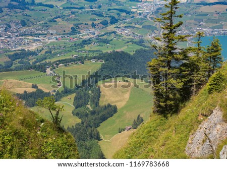 view mt rigi switzerland summer rigi stock photo edit now