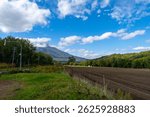 A view of Mt. Yotei and the surrounding area from Niseko, Hokkaido