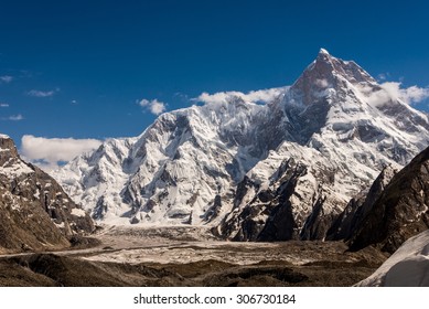 View Of Mt.Masherbrum From Goro I, Pakistan