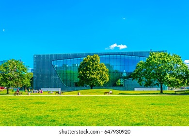 View Of The Museum Of The History Of Polish Jews In Warsaw, Poland.