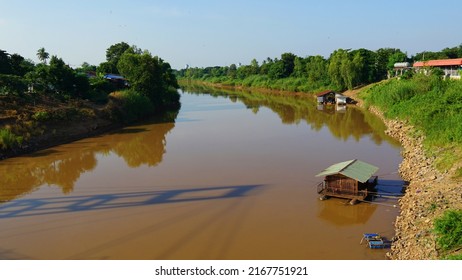 View Of Nan River In Phichit Province, Thailand