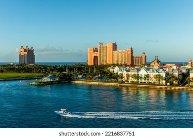 View Of Nassau New Providence On Island Bahamas, USA