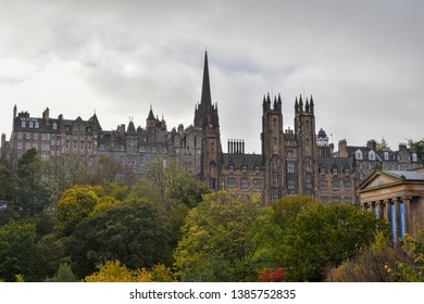 View Of The National Gallery Of Scotland In Edinburgh