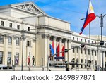 A view of National Museum of Fine Arts from across the street.