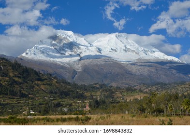 View Of Nevado Huascarán Sur From Yungay, Perú