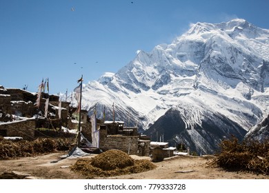 View From Ngawal Village. Annapurna Circuit.