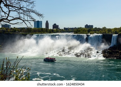 The view of the Niagara Falls	