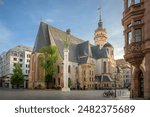 View  of the Nikolaikirche St. Nicholas Church in Leipzig, Germany