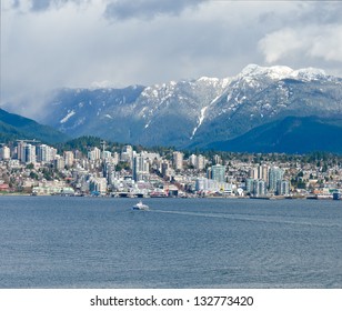 View Of The North Vancouver BC , Canada.