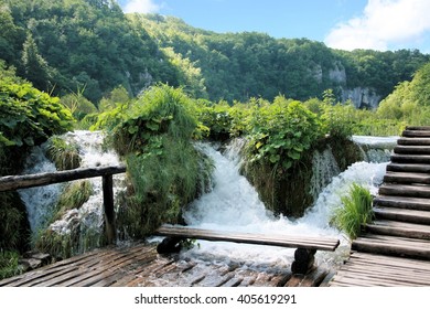 View In N.p. Plitvice Lakes, Croatia