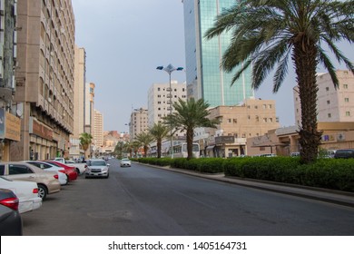 View From Nuzha Street In Mecca City. Mecca Saudi Arabia: 17 August 2018