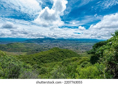 View Of Oaxaca City From Monte Alban, Archaeological Site, Oaxaca, Mexico