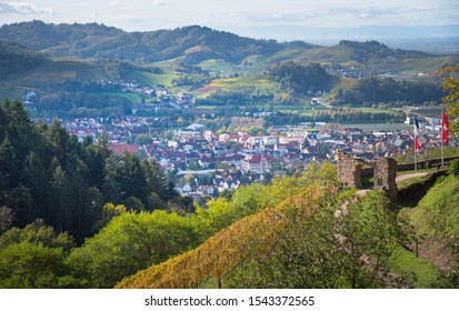 View To Oberkirch In The Ortenau Area In Germany