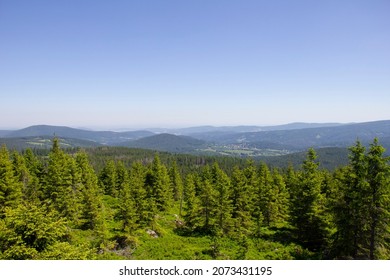 View from Oblik, National Park Sumava, Czech Republic