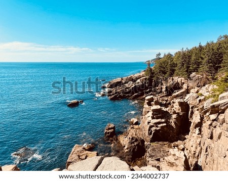 View from the Ocean Path Trail - Acadia National Park